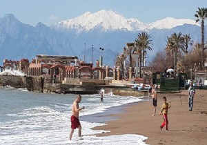 Antalya da Deniz Sezonu Ald