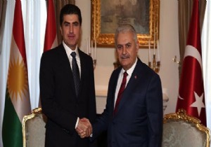 Babakan Yldrm Barzani yi Kabul Etti