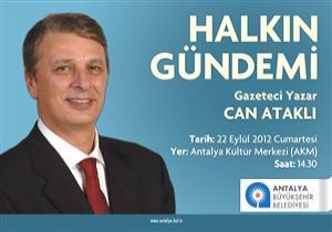 Can Atakl 22 eyll de Antalya llarla buluuyor