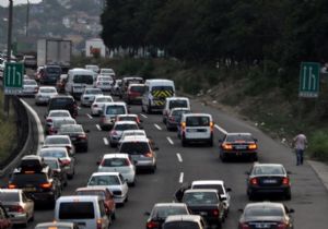 Trafik de bayram younluu balad