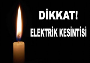 stanbul un 8 lesinde Elektrik Kesintisi