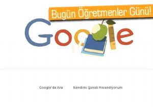 Google 24 Kasm retmenler Gnn Unutmad