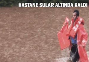 Hastane Sular Altnda Kald