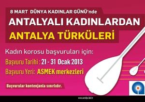 Antalyal Kadnlar Antalya Trkleri Syleyecek