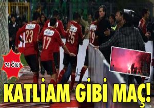 Msr da futbol manda kan olaylarda 74 kii ld