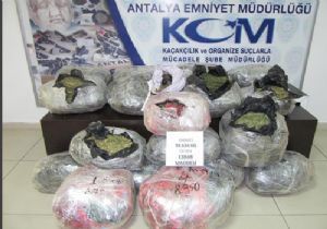 Antalya Emniyeti Uyuturucu etesini kertti