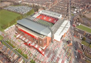 Liverpool un Stad Anfield da Kapasite Artrlyor