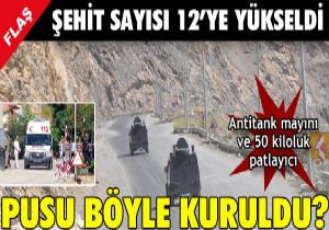 Askeri Konvoyun Geii Srasnda Patlama: 12 ehit