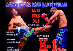 Akdeniz Kick Boks ampiyonas Kemer de Balyor