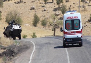 rnak Cizre Yolunda Patlama: 1 ehit, 2 Yaral