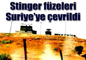 Stinger fzeleri Suriye ye evrildi