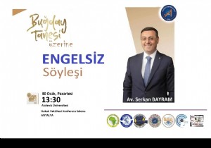 Av.Serkan Bayram Buday Tanesi ,Engelsiz Syleiyle  Akdenizli Genlerle Buluuyor