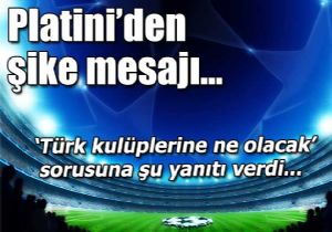 UEFA Bakan ndan ike mesaj